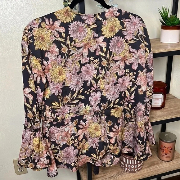 MAURICE’S Crochet Black Floral Kimono Cardigan - Picture 2 of 7